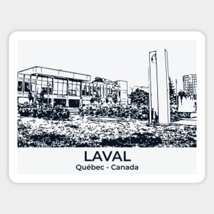 Laval - Québec Magnet